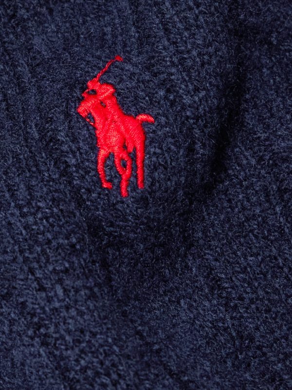 Logo-Embroidered Cable-Knit Wool and Cashmere-Blend Rollneck Sweater - CU Logo-Embroidered Cable-Knit Wool and Cashmere-Blend Rollneck Sweater - CU