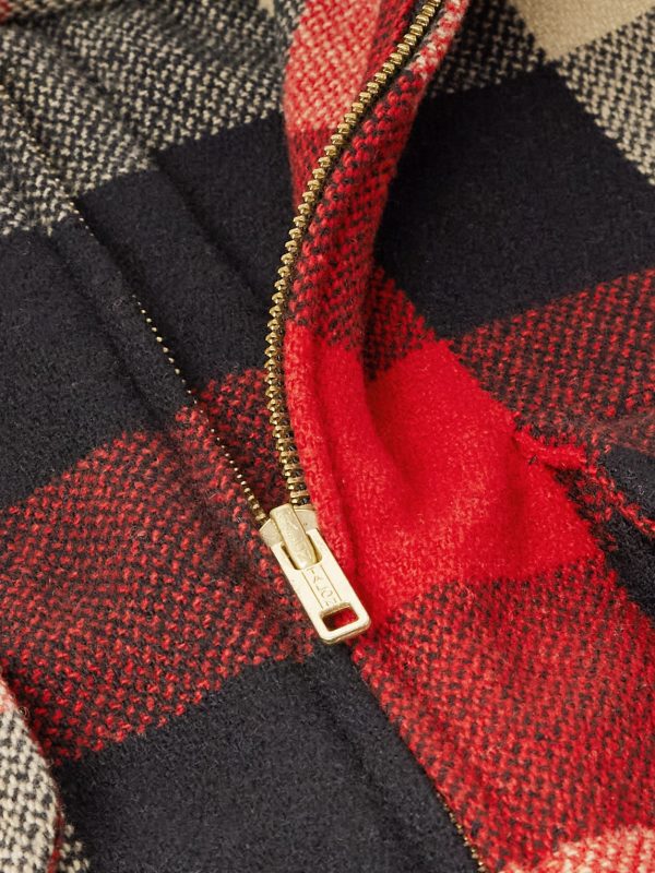 Checked Wool-Blend Overshirt - CU Checked Wool-Blend Overshirt - CU