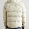 Gorham Logo-Embroidered Quilted Recycled-Ripstop Hooded Down Jacket - BK