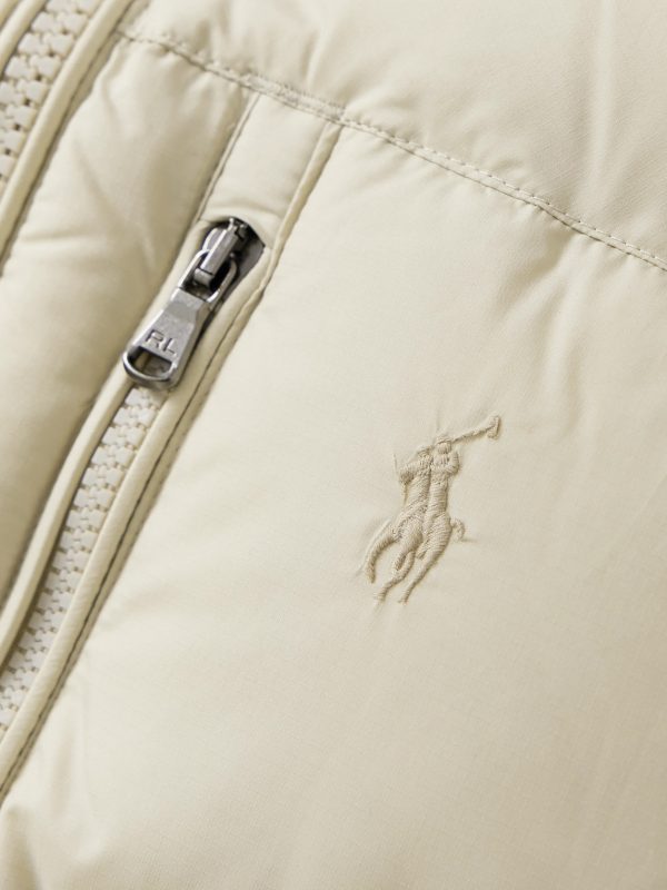 Gorham Logo-Embroidered Quilted Recycled-Ripstop Hooded Down Jacket - CU