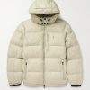 Gorham Logo-Embroidered Quilted Recycled-Ripstop Hooded Down Jacket