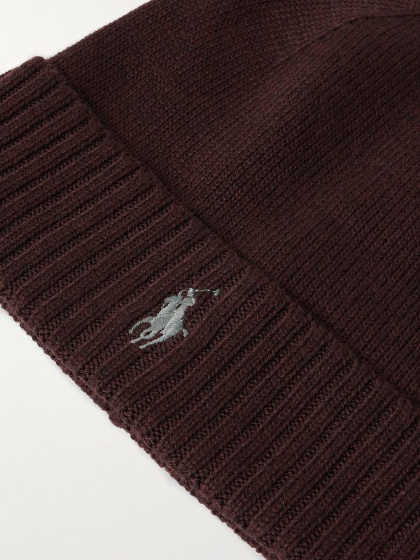 Logo-Embroidered Wool Beanie - CU