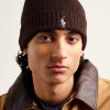 Logo-Embroidered Wool Beanie - OU