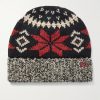 Fair Isle Wool, Cotton and Linen-Blend Beanie Fair Isle Wool, Cotton and Linen-Blend Beanie
