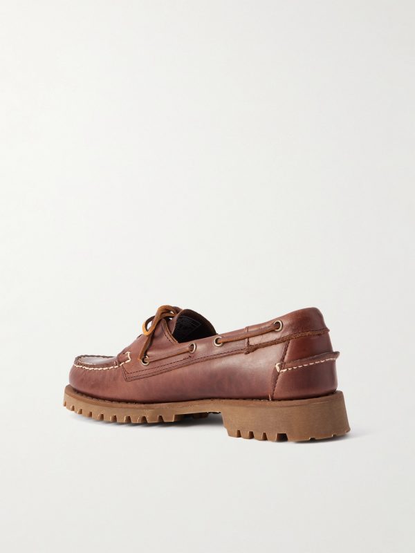 Ranger Waxed-Leather Boat Shoes - BK Ranger Waxed-Leather Boat Shoes - BK
