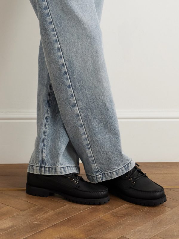 Askook Leather Boat Shoes - OU Askook Leather Boat Shoes - OU