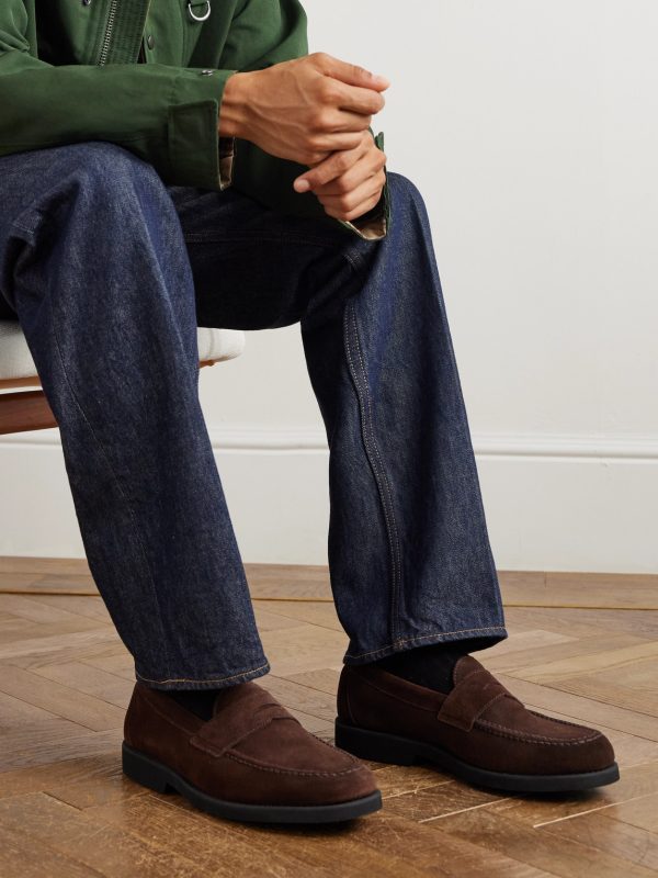 Ryan Suede Penny Loafers - OU