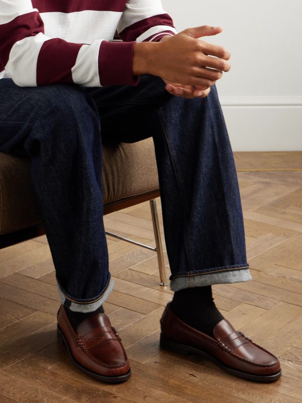 Classic Dan Leather Penny Loafers - OU Classic Dan Leather Penny Loafers - OU