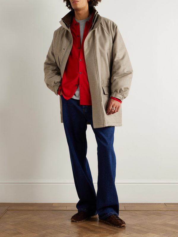 Oversized Padded Wool Coat - OU Oversized Padded Wool Coat - OU