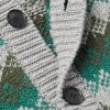 Jacquard-Knit Cashmere and Wool-Blend Cardigan - CU Jacquard-Knit Cashmere and Wool-Blend Cardigan - CU