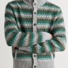 Jacquard-Knit Cashmere and Wool-Blend Cardigan - FR Jacquard-Knit Cashmere and Wool-Blend Cardigan - FR