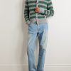 Jacquard-Knit Cashmere and Wool-Blend Cardigan - OU Jacquard-Knit Cashmere and Wool-Blend Cardigan - OU