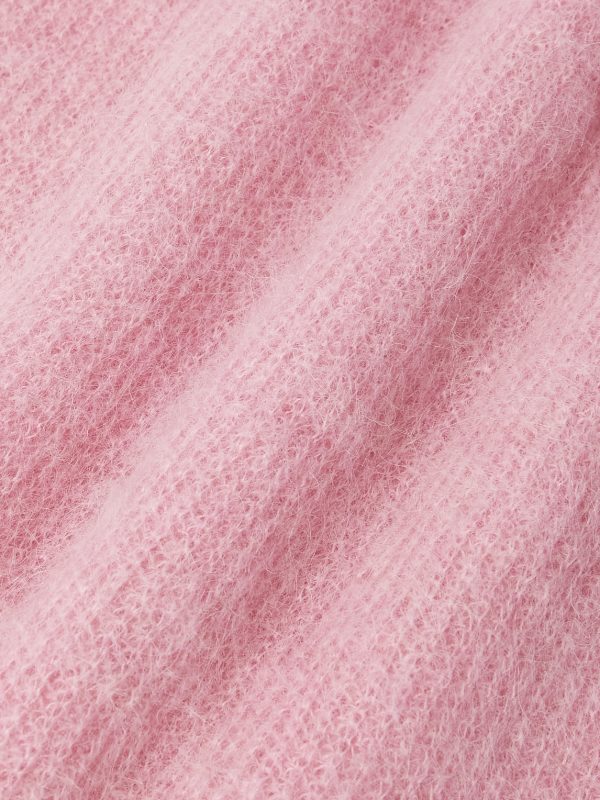Oversized Ribbed Alpaca-Blend Sweater - CU