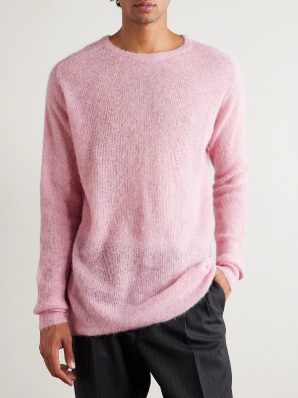 Oversized Ribbed Alpaca-Blend Sweater - FR