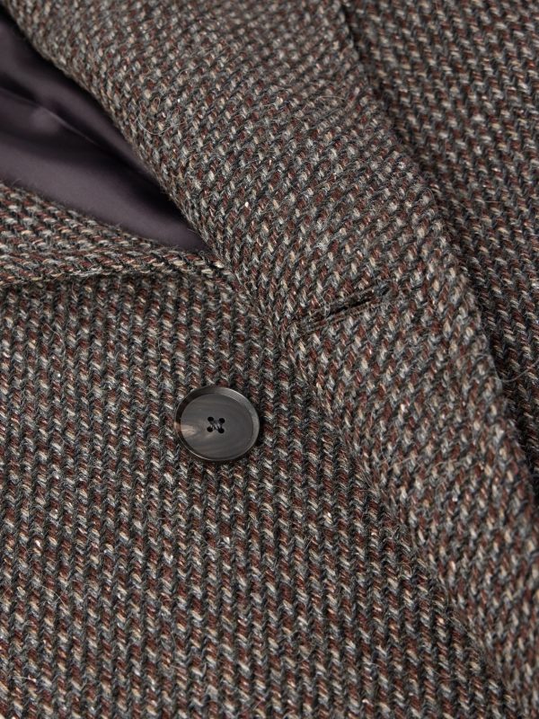 Wool, Alpaca and Silk-Blend Tweed Coat - CU
