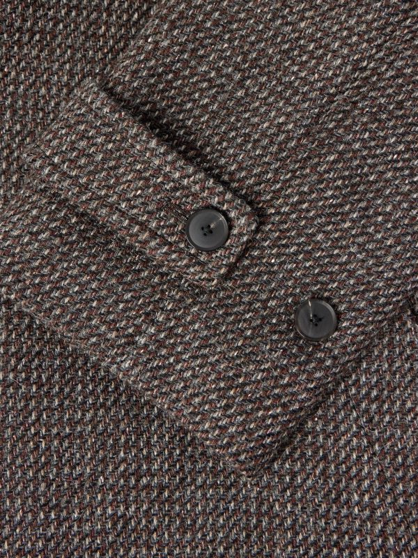 Wool, Alpaca and Silk-Blend Tweed Coat - E1
