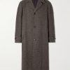Wool, Alpaca and Silk-Blend Tweed Coat
