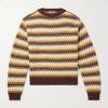 Jacquard-Knit Cashmere and Wool-Blend Sweater Jacquard-Knit Cashmere and Wool-Blend Sweater