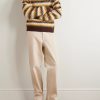 Jacquard-Knit Cashmere and Wool-Blend Sweater - OU Jacquard-Knit Cashmere and Wool-Blend Sweater - OU