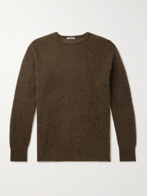 Ribbed Alpaca-Blend Sweater