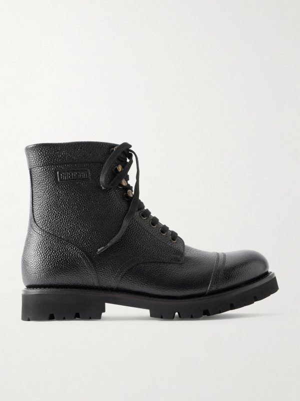 Bill Full-Grain Leather Lace-Up Boots