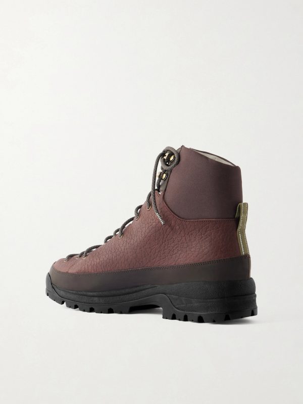 Sneaker 71 Canvas-Trimmed Full-Grain Leather Hiking Boots - BK Sneaker 71 Canvas-Trimmed Full-Grain Leather Hiking Boots - BK
