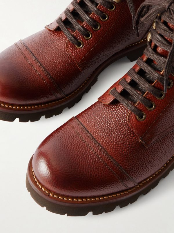 Bill Full-Grain Leather Lace-Up Boots - CU Bill Full-Grain Leather Lace-Up Boots - CU