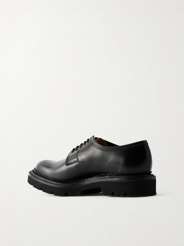 Camden Leather Derby Shoes - BK