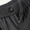 Tapered Cropped Brushed-Wool Suit Trousers - E1 Tapered Cropped Brushed-Wool Suit Trousers - E1