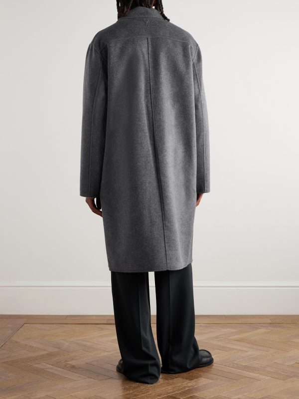 Wool and Cashmere-Blend Coat - BK Wool and Cashmere-Blend Coat - BK