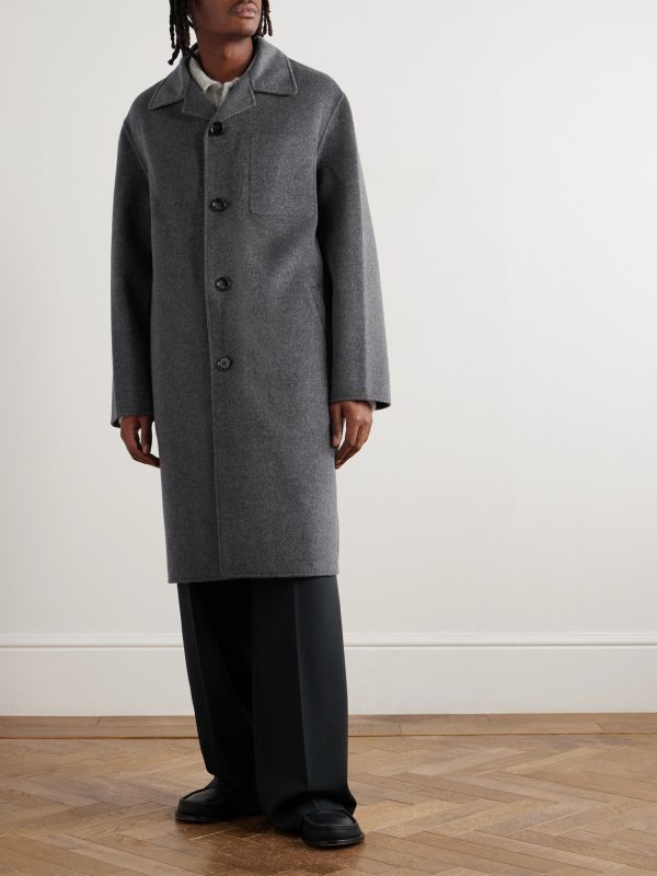 Wool and Cashmere-Blend Coat - FR Wool and Cashmere-Blend Coat - FR