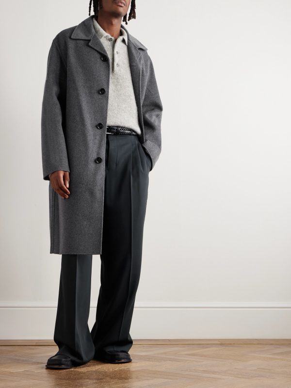 Wool and Cashmere-Blend Coat - OU Wool and Cashmere-Blend Coat - OU