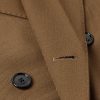 Double-Breasted Wool-Gabardine Coat - CU Double-Breasted Wool-Gabardine Coat - CU
