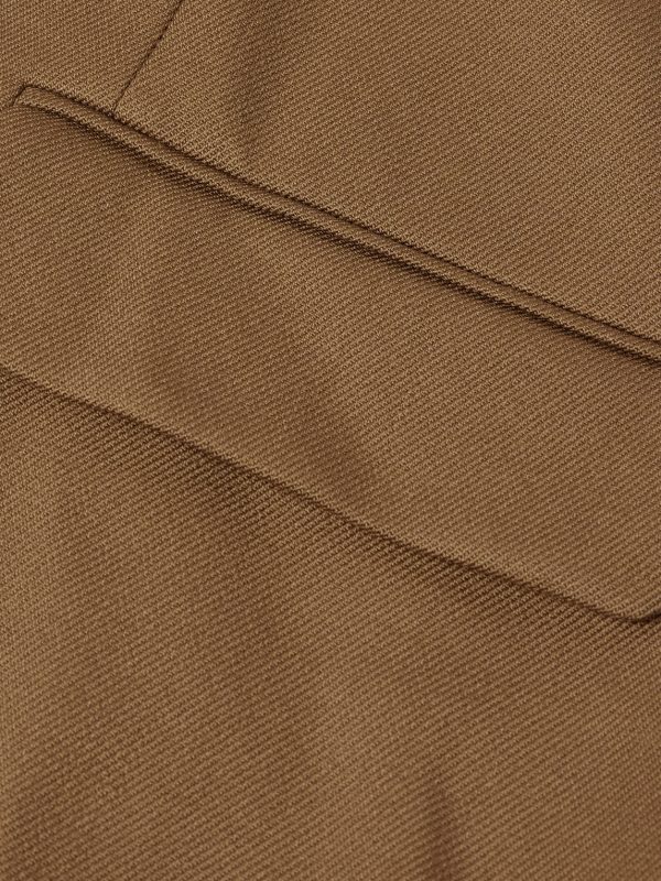 Double-Breasted Wool-Gabardine Coat - E1 Double-Breasted Wool-Gabardine Coat - E1