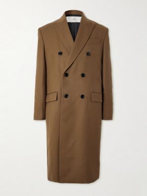 Double-Breasted Wool-Gabardine Coat Double-Breasted Wool-Gabardine Coat
