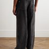 Wide-Leg Cotton-Corduroy Trousers - BK