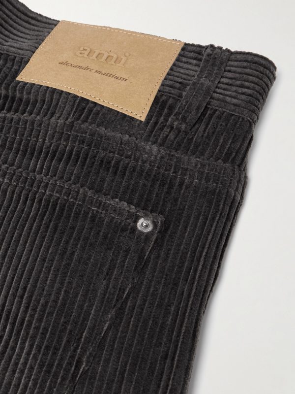 Wide-Leg Cotton-Corduroy Trousers - CU