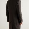 Boiled Wool-Gabardine Coat - BK