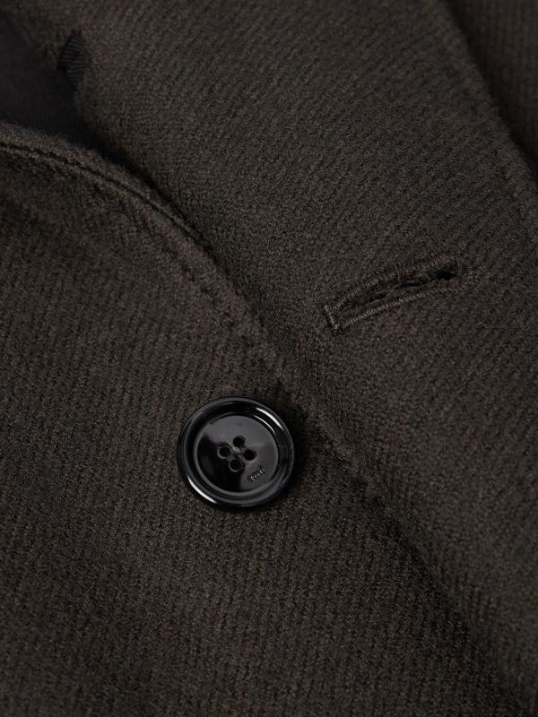 Boiled Wool-Gabardine Coat - CU