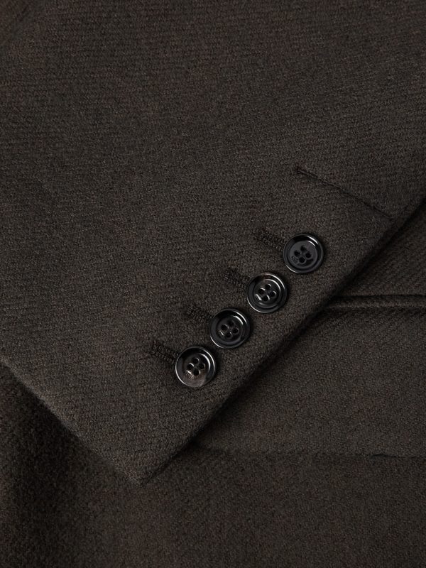 Boiled Wool-Gabardine Coat - E1