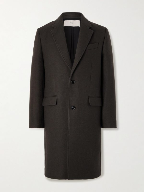 Boiled Wool-Gabardine Coat
