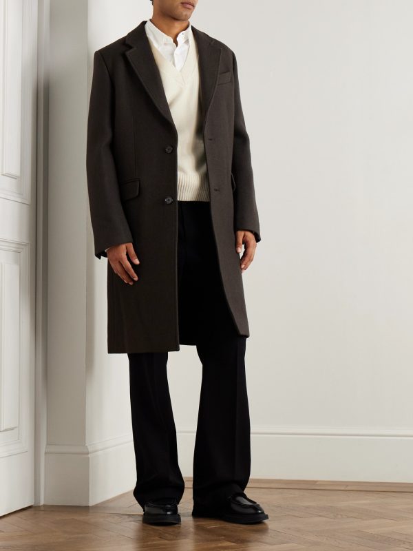 Boiled Wool-Gabardine Coat - OU
