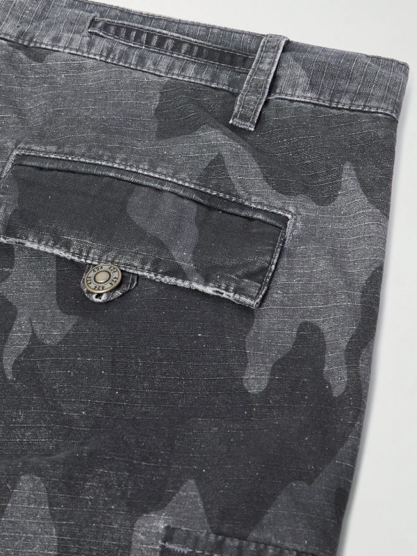 Straight-Leg Camouflage-Print Cotton-Ripstop Trousers - CU Straight-Leg Camouflage-Print Cotton-Ripstop Trousers - CU