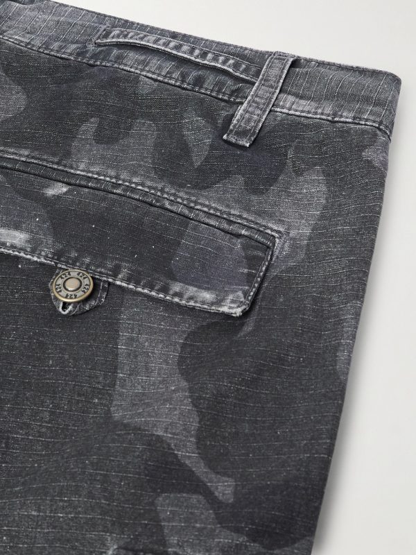 Straight-Leg Camouflage-Print Cotton-Ripstop Shorts - CU Straight-Leg Camouflage-Print Cotton-Ripstop Shorts - CU