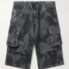 Straight-Leg Camouflage-Print Cotton-Ripstop Shorts Straight-Leg Camouflage-Print Cotton-Ripstop Shorts