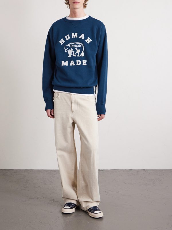 Tsuriami Logo-Print Cotton-Jersey Sweatshirt - OU