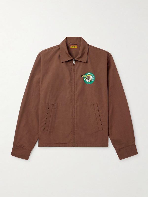 Drizzler Logo-Print Canvas Jacket Drizzler Logo-Print Canvas Jacket