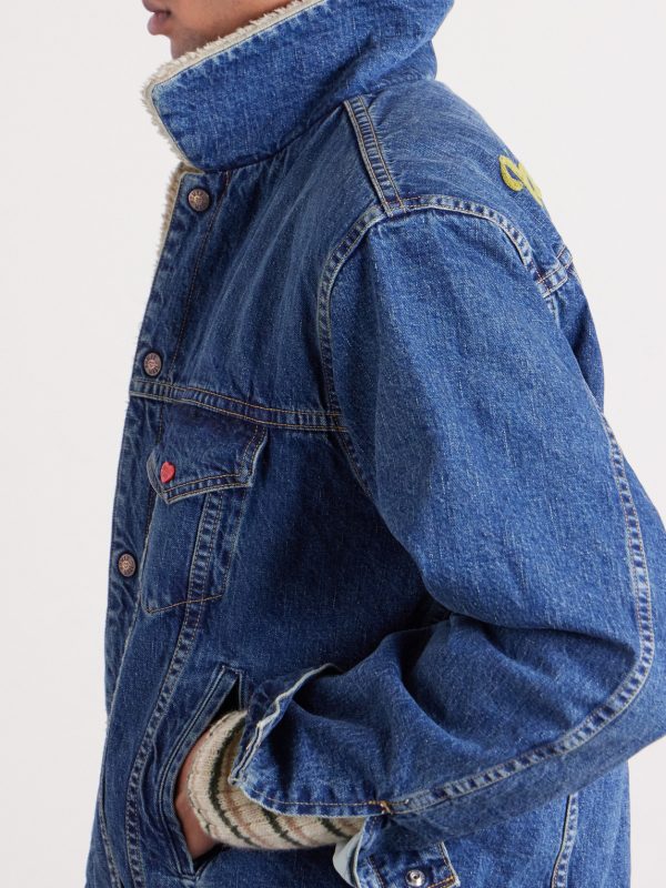 Fleece-Lined Denim Jacket - CU Fleece-Lined Denim Jacket - CU