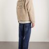 Shell-Trimmed Fleece Jacket - BK