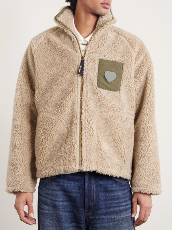 Shell-Trimmed Fleece Jacket - FR